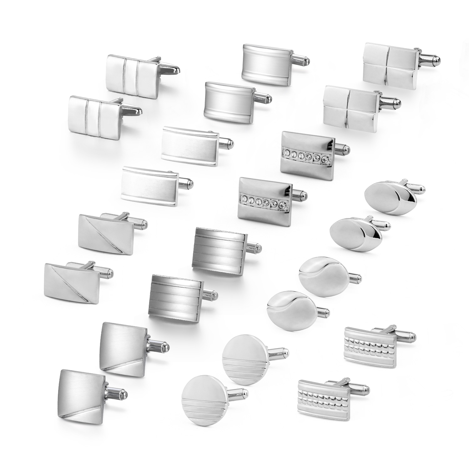 1 Pair Cufflinks For Mens Acce - Men'S Minimalist Accessories 评论和价格