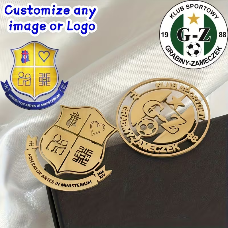 Custom Logo Brooch Simple Crea - Men Accessories Logo 评论和价格