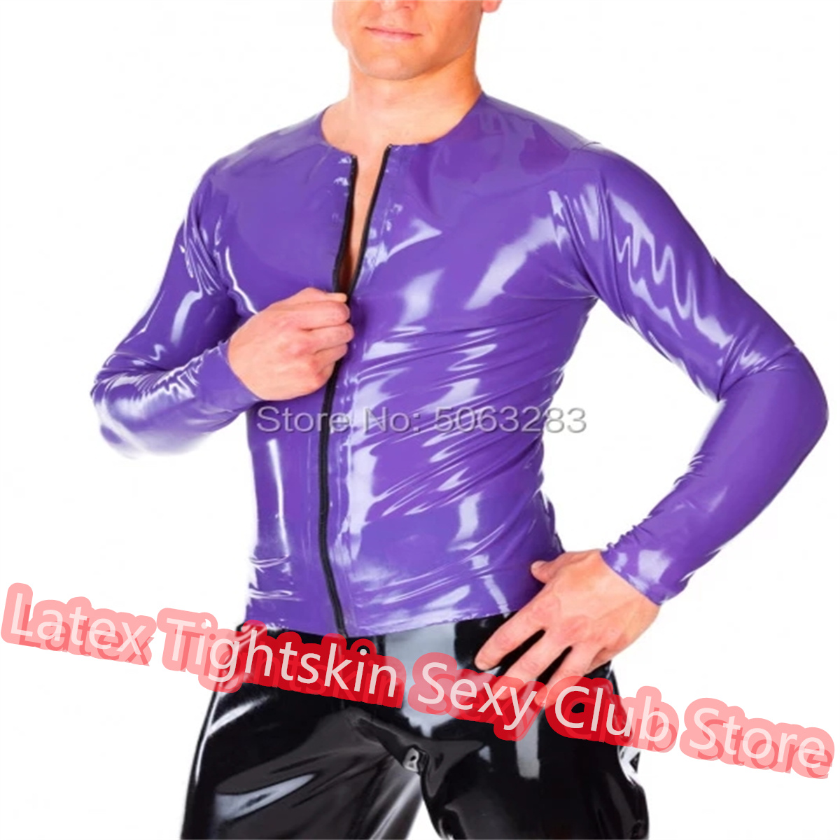 Handmade Latex Men Shirt Rubbe - Men Accessories To Wear 评论和价格