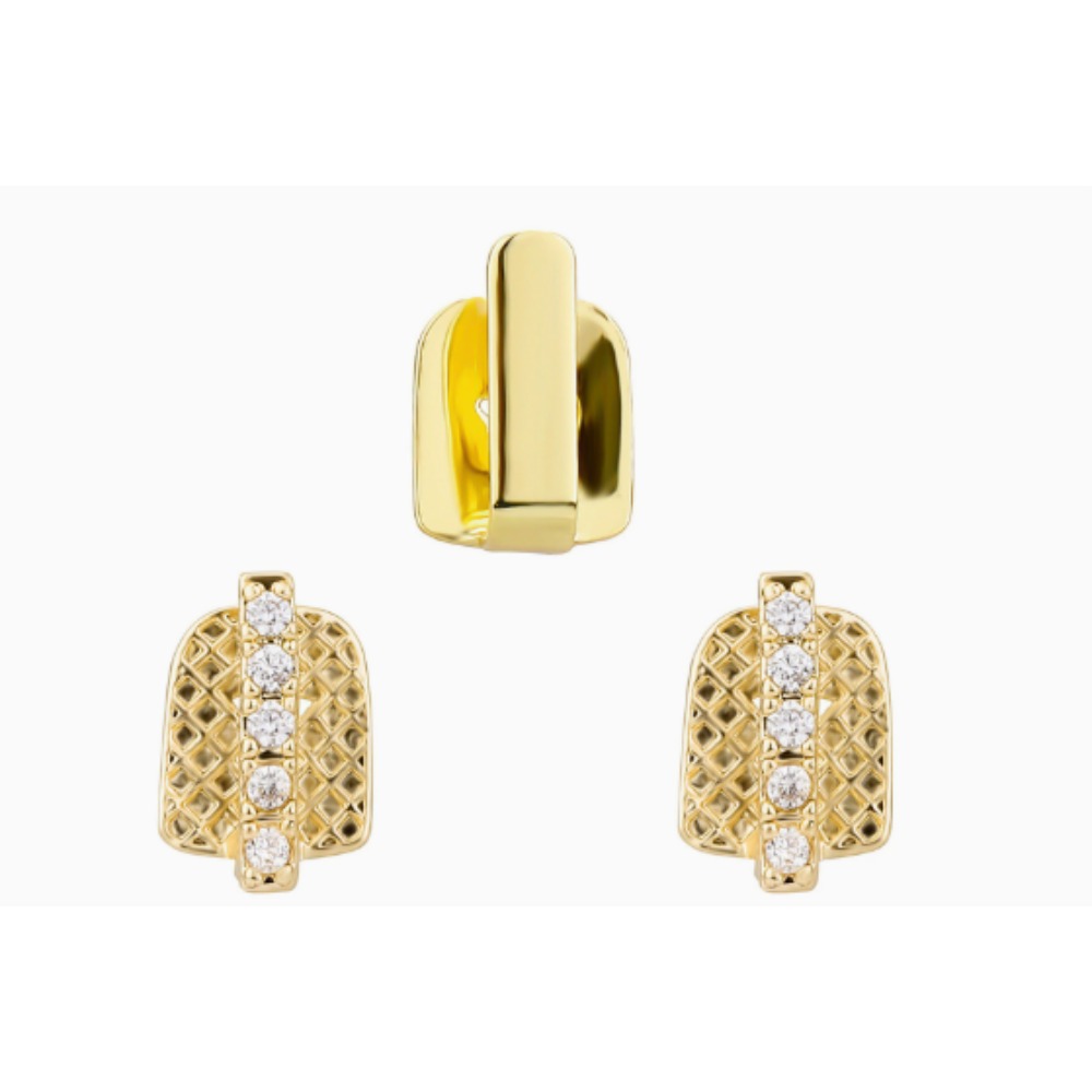 Gold Silver Plated  Iced Out T - Men Accessories In Silver 评论和价格