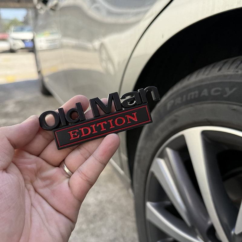 【F】Car 3D Metal Chrome Sticker - Men Accessories Logo 评论和价格