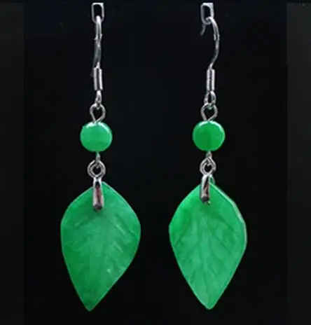 Customized Natural Green Jade  - Men Accessories In Silver 评论和价格