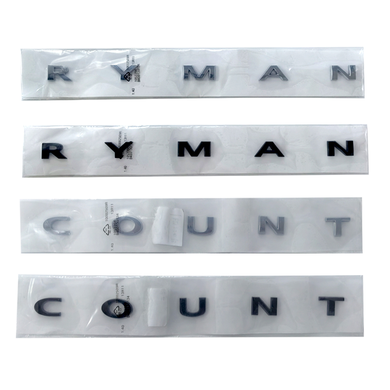 3d ABS Chrome Black Country Ma - Men Accessories Logo 评论和价格