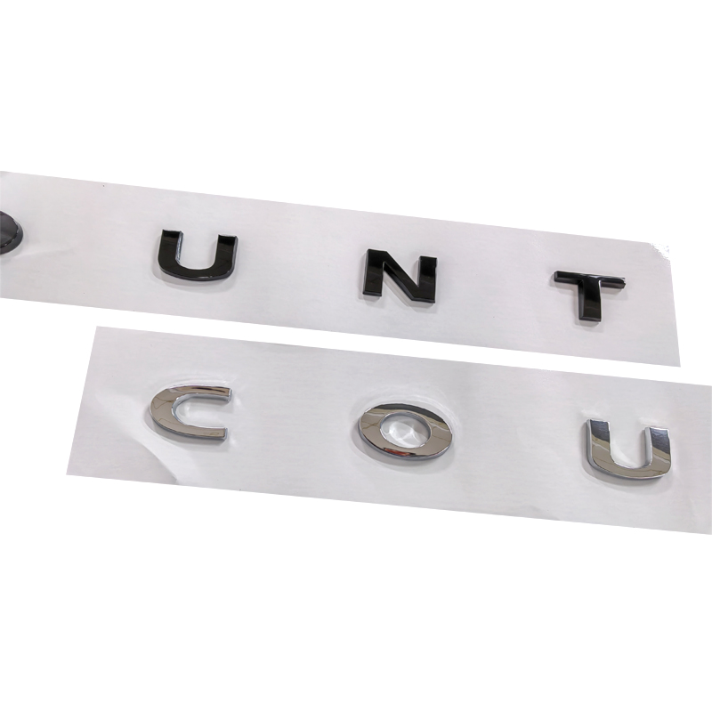3d ABS Chrome Black Country Ma - Men Accessories Logo 评论和价格