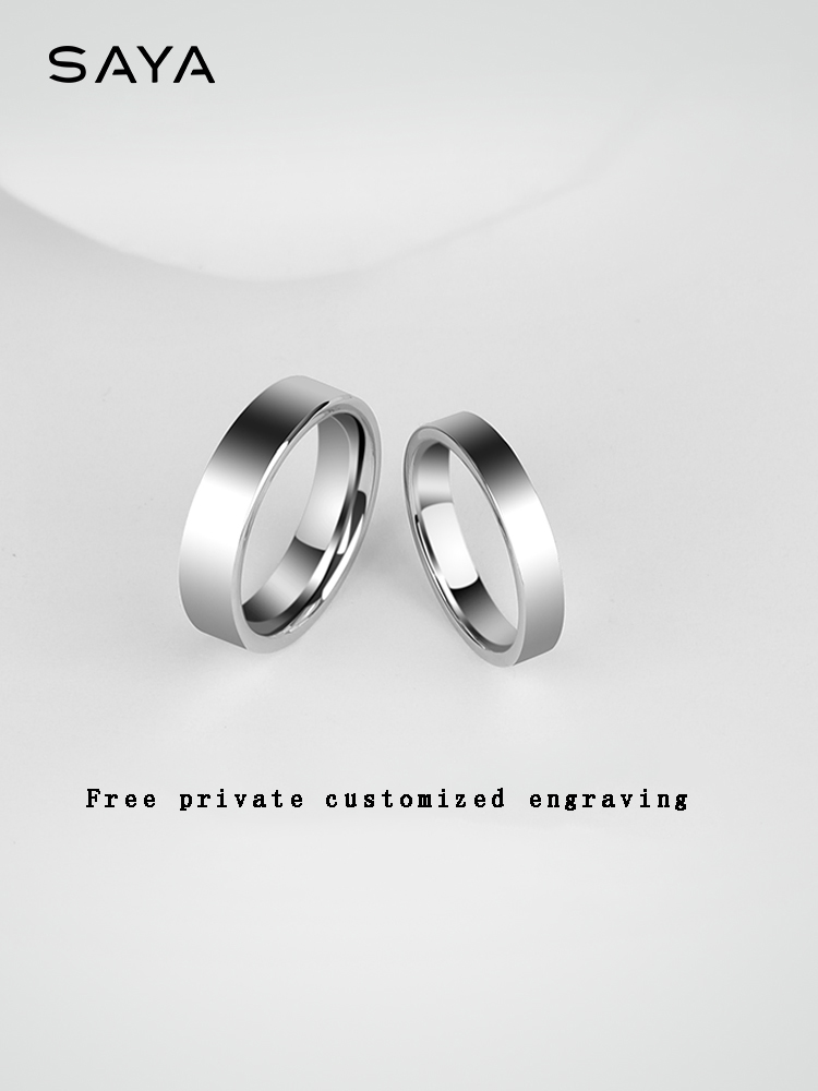 Tungsten Rings for Men Women W - Men Accessories In Silver 评论和价格