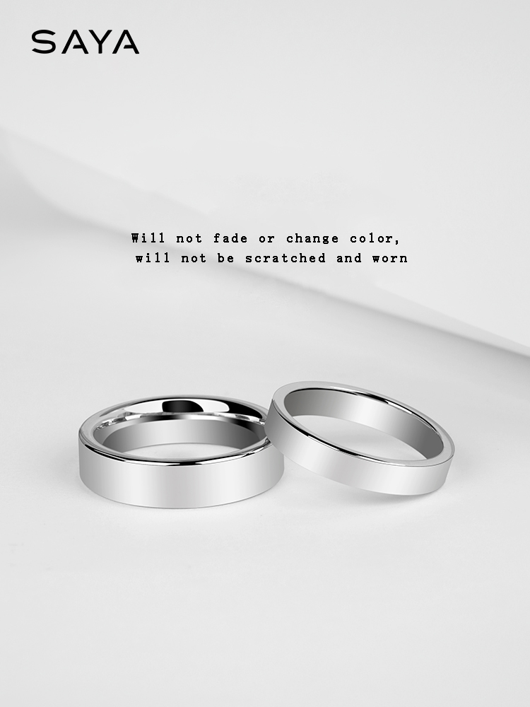 Tungsten Rings for Men Women W - Men Accessories In Silver 评论和价格