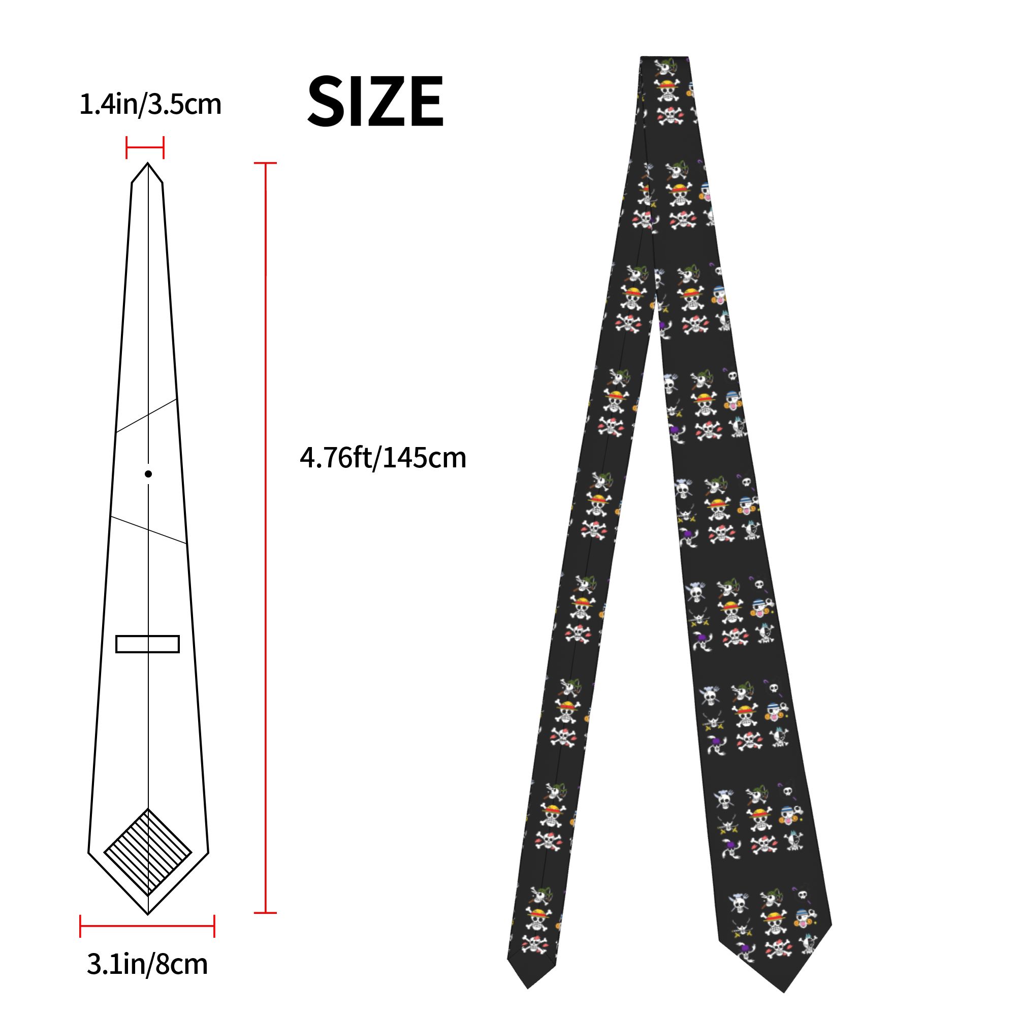 Necktie One Pirate Flag Logo P - Men Accessories Logo 评论和价格