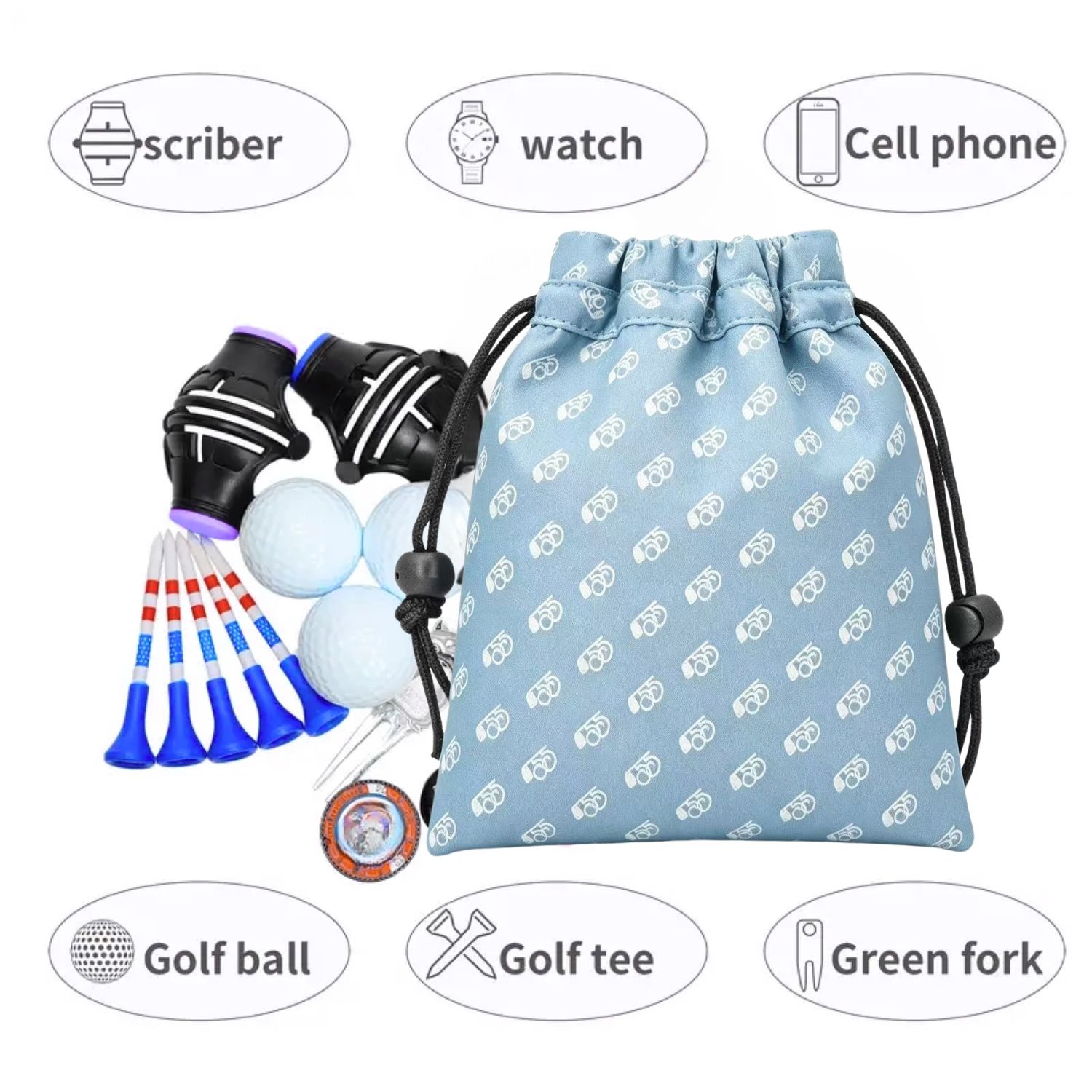 A Minimalist Blue Golf Valuabl - Men'S Minimalist Accessories 评论和价格