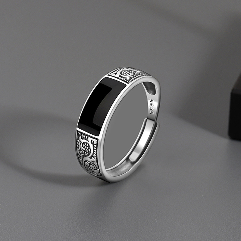925 Sterling Silver Rings for  - Men'S Minimalist Accessories 评论和价格