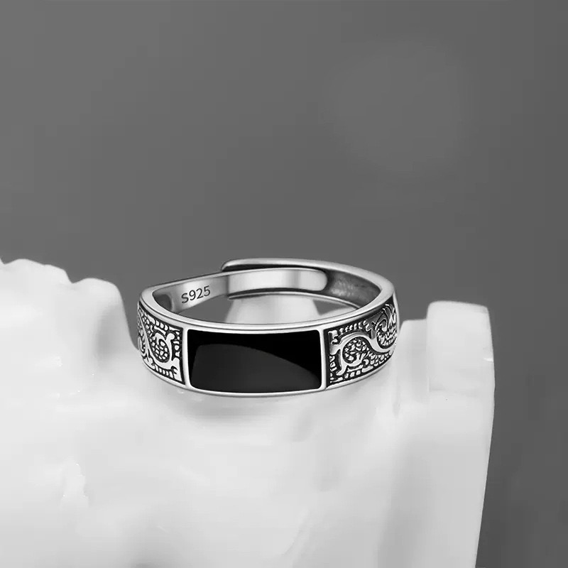 925 Sterling Silver Rings for  - Men'S Minimalist Accessories 评论和价格