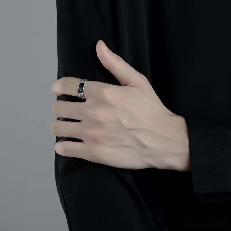 925 Sterling Silver Rings for  - Men'S Minimalist Accessories 评论和价格